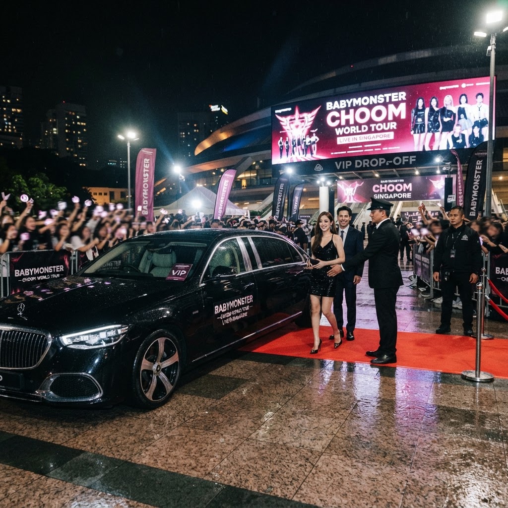 Babymonster Choom World Tour Singapore: VIP Limo Transfer Guide