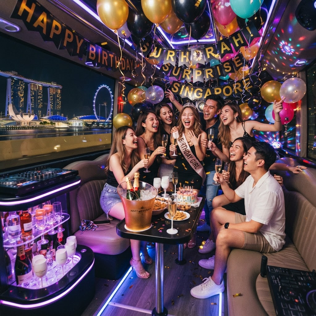 Arrival Goals: Why a Party Bus is the Ultimate Entrance for Singapore School Proms and Formals