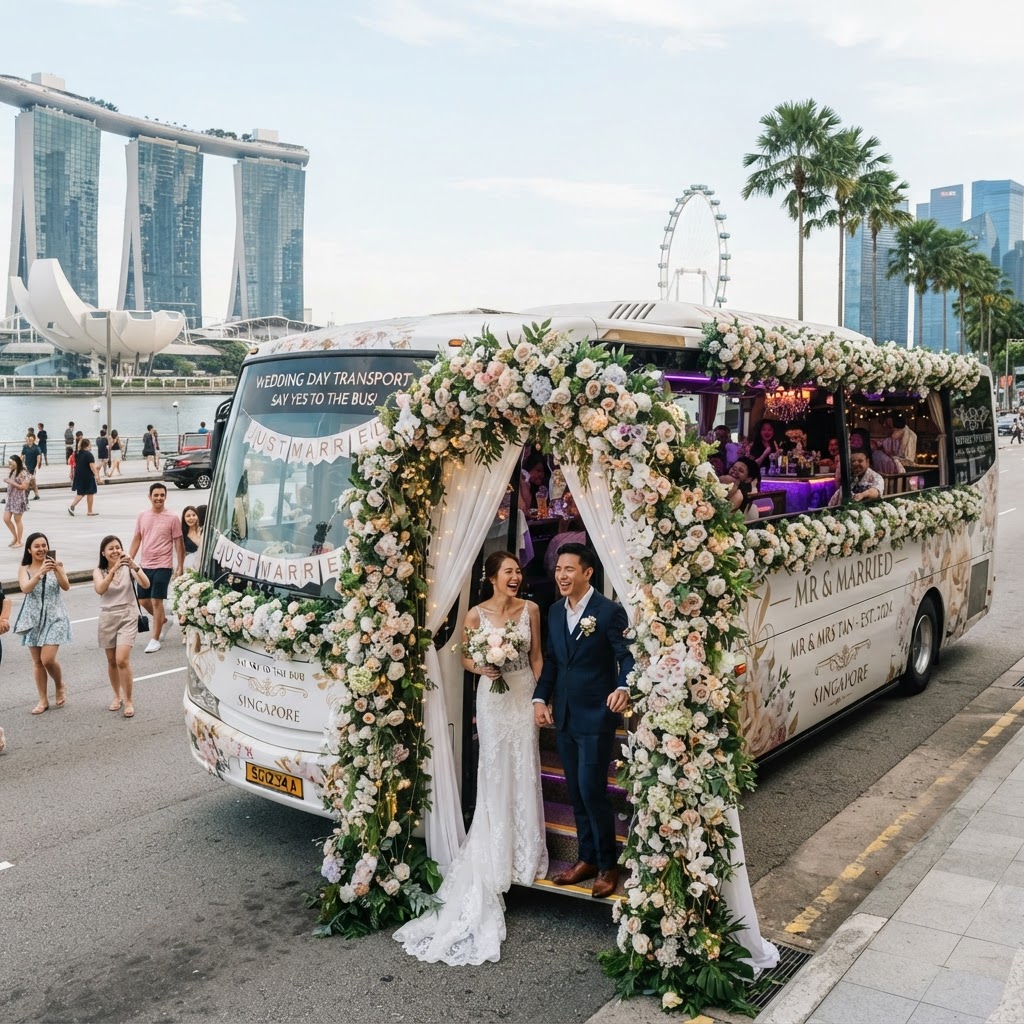The After-Party Upgrade: Why Singapore Couples are Booking Limo Buses for Post-Wedding Bar Hopping