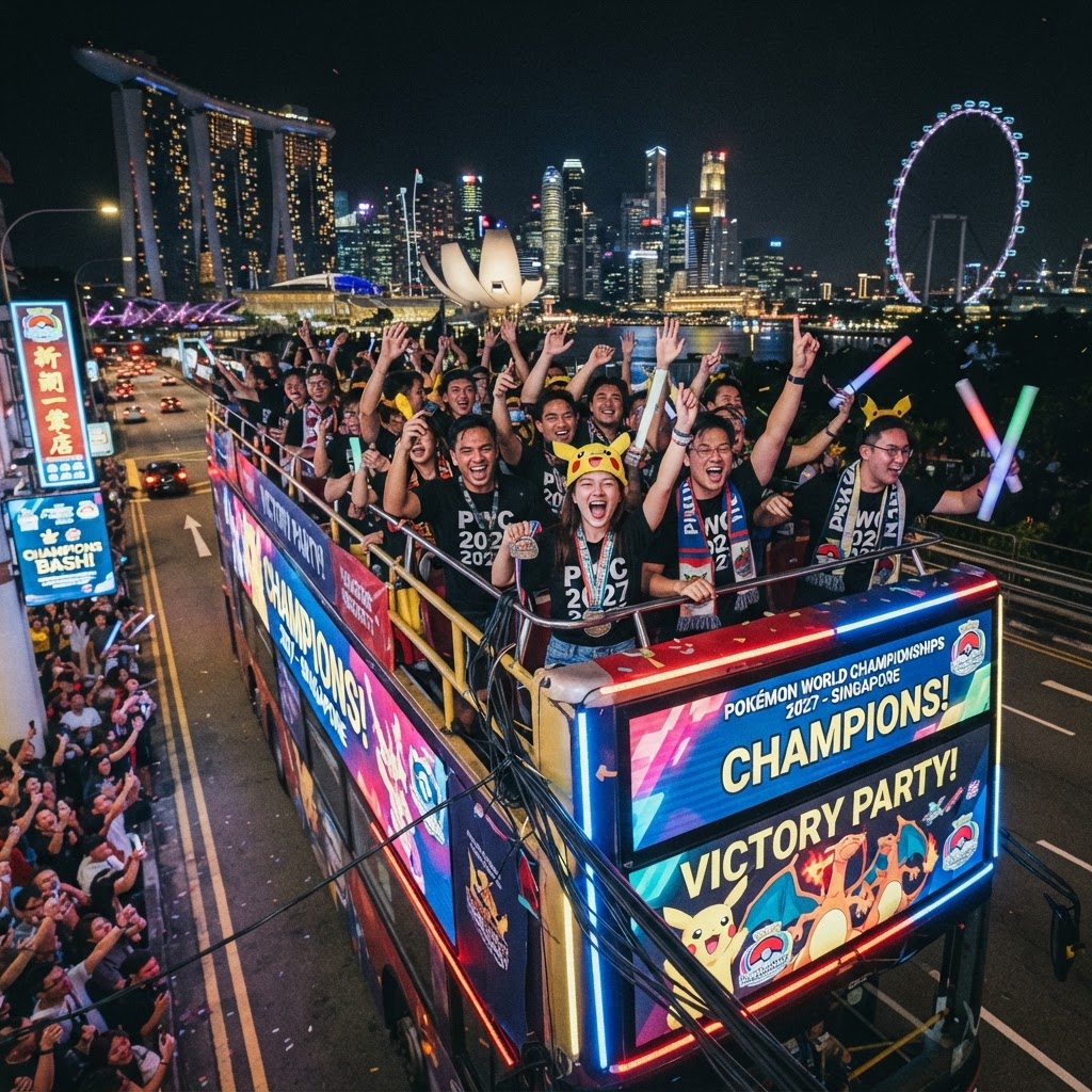 Pokemon World Championships 2027 Singapore: Party Bus Afterparty Guide
