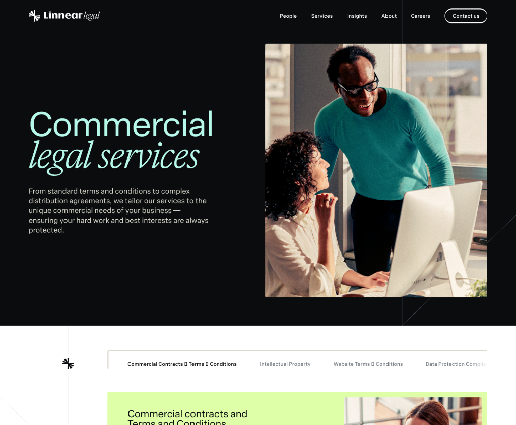 Commercial legal services