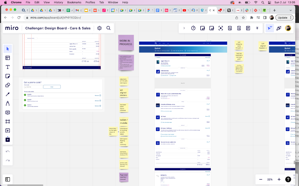 Basket — tab exploration, navigation concepts