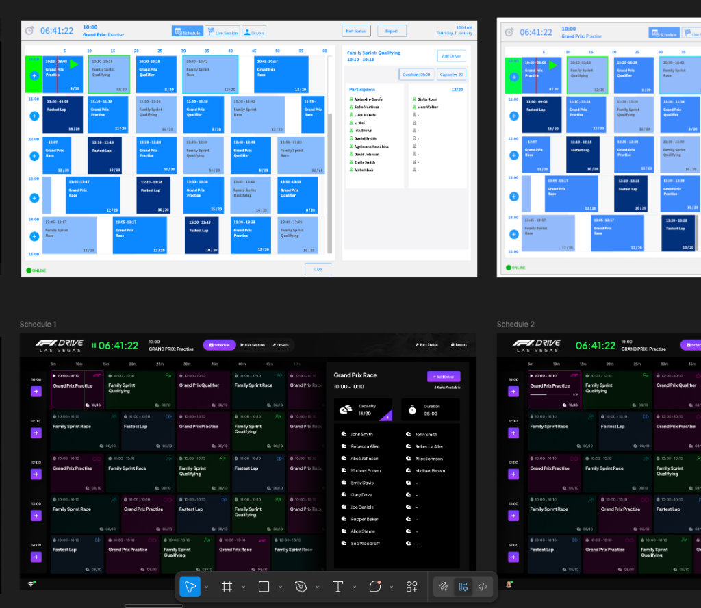 Lo-fidelity wireframes