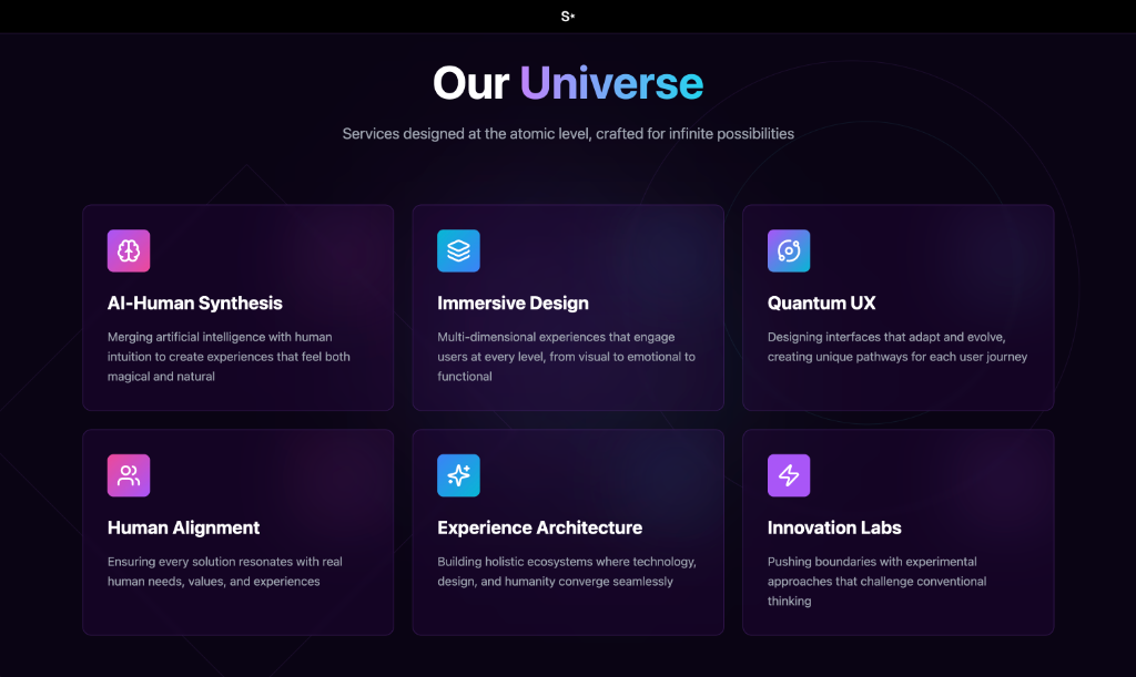 Our Universe services