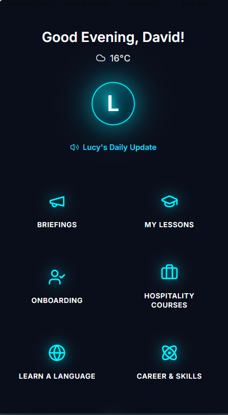 Every Staff Training & Language Tool, One Phone Screen