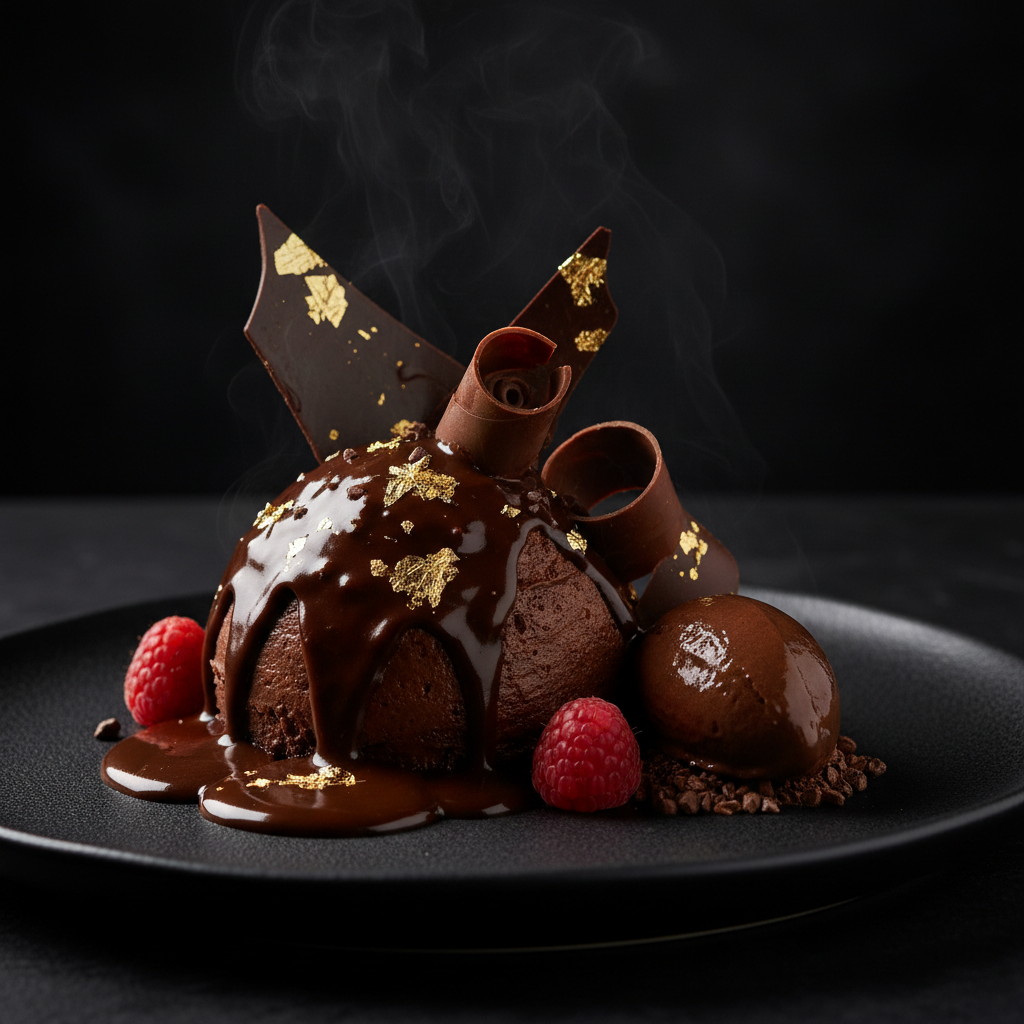 Molten Gold Chocolate