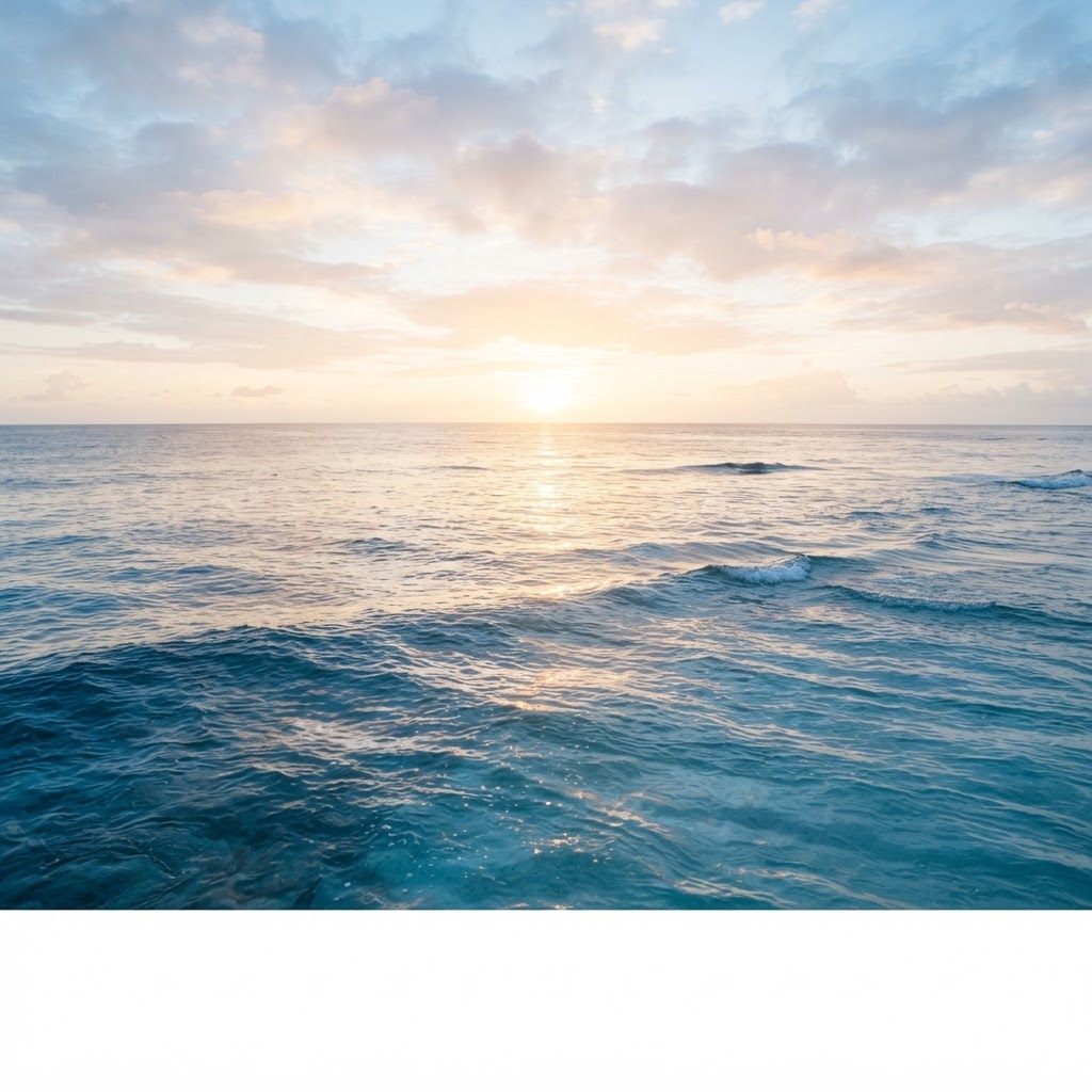 Ocean at sunrise