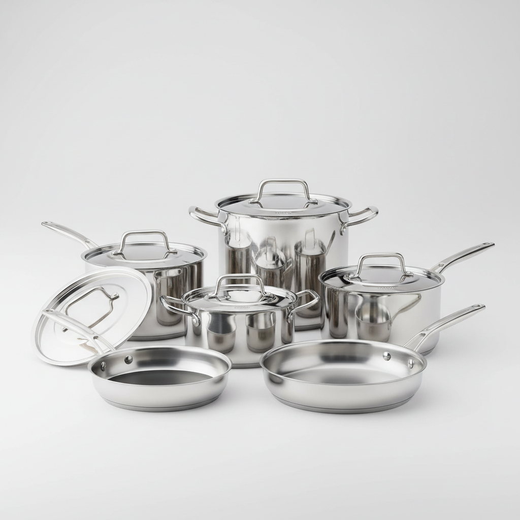 Made In 10-Piece Stainless Steel Cookware Set