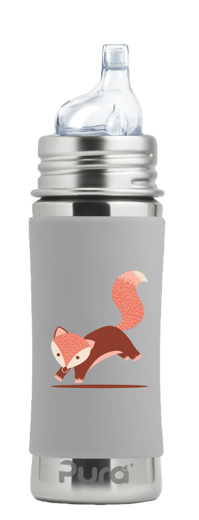 Pura Kiki™ 11oz Sippy Bottle with Sleeve