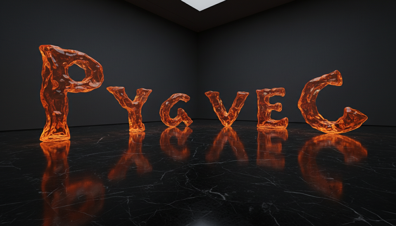 Glass Typography - result