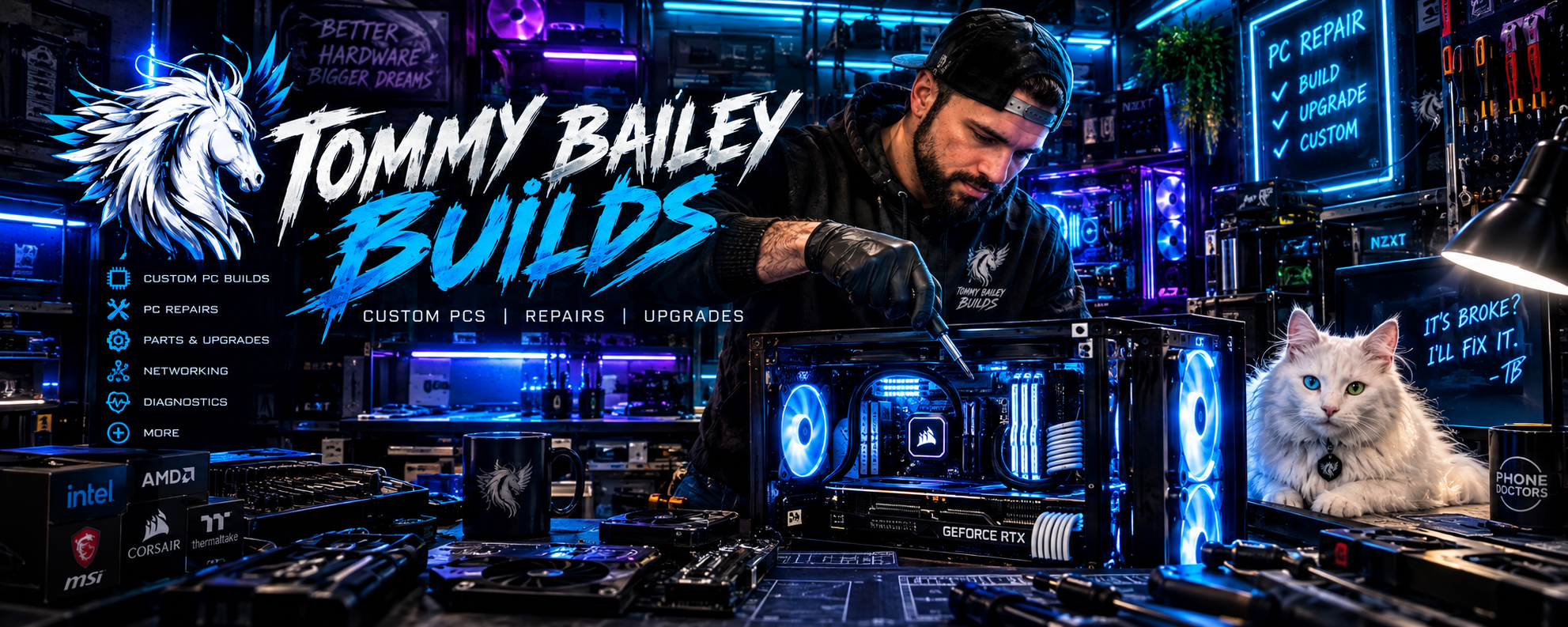 Tommy Bailey Builds & Repair logo