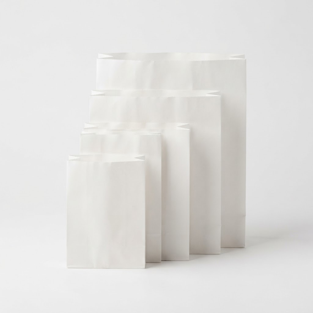 Paper Bags (White, Flat)