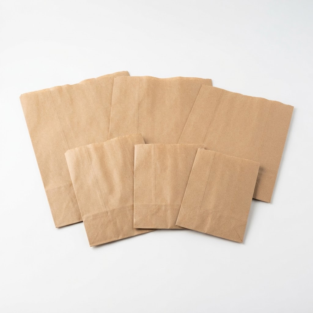 Paper Bags (Brown, Flat)