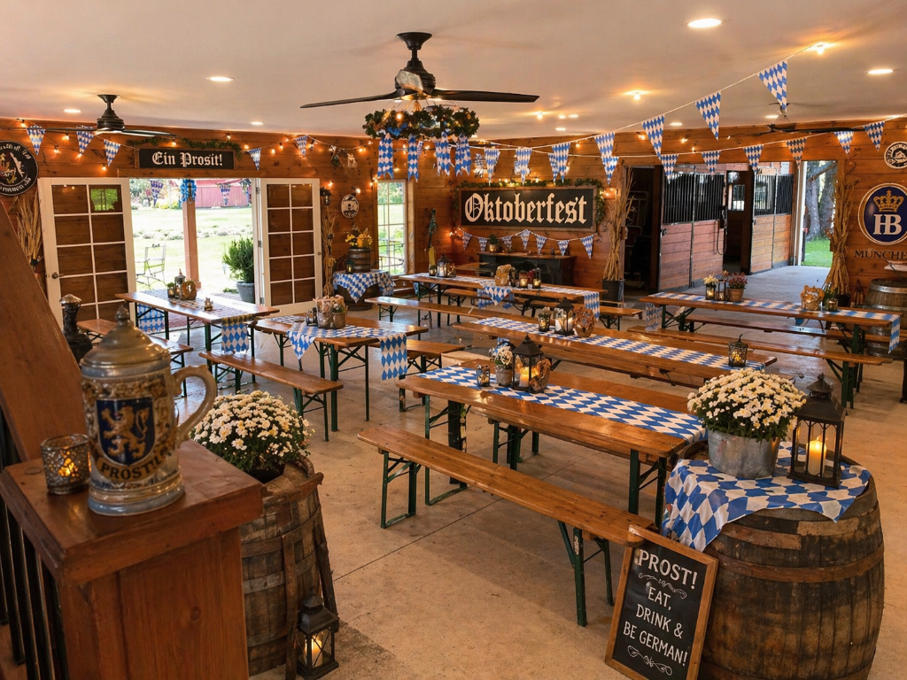 Oktoberfest celebration at Beyer Blossom Estate farm, Monmouth County NJ