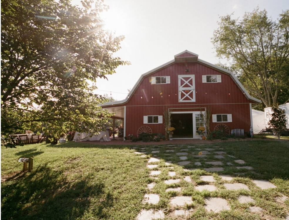 Dutch barn wedding and event venue at Beyer Blossom Estate, Wall Township NJ