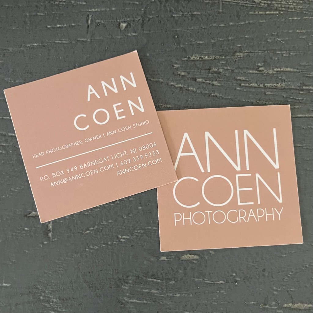 Ann Coen Photography Business Card