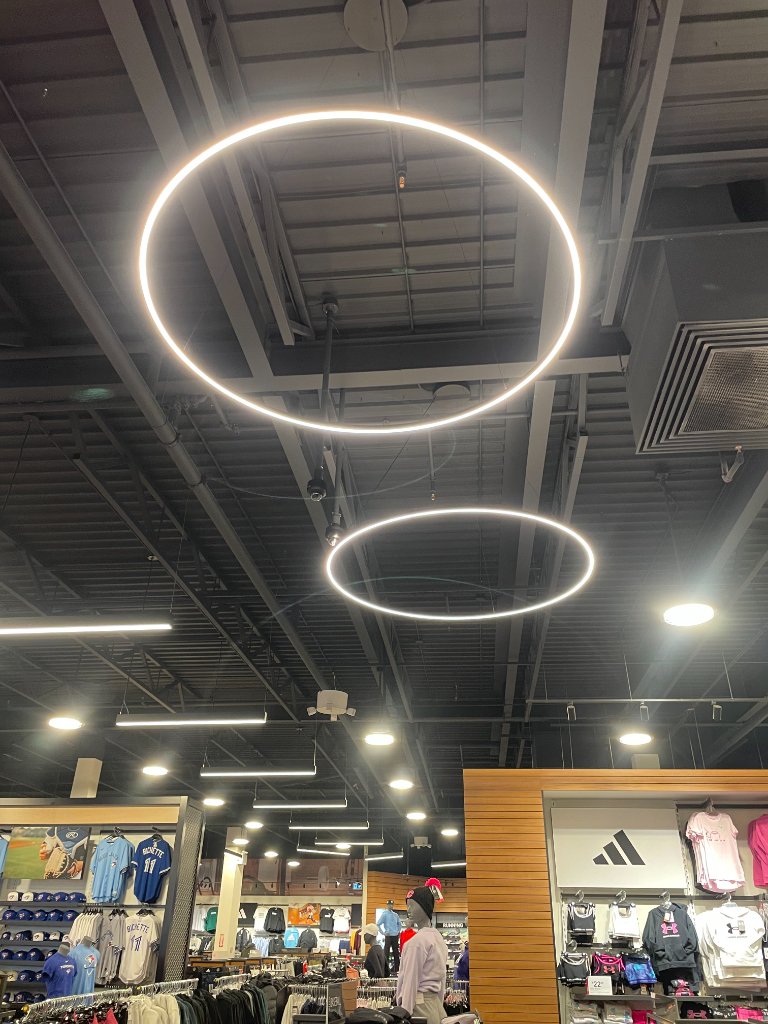 Retail Store LED Lighting — Sports Chain