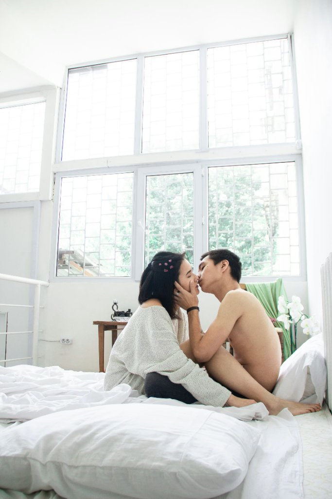 Couple in bed