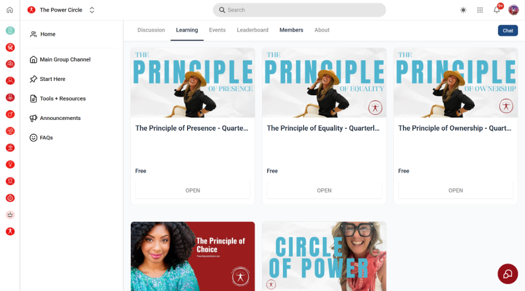 The Power Circle Learning