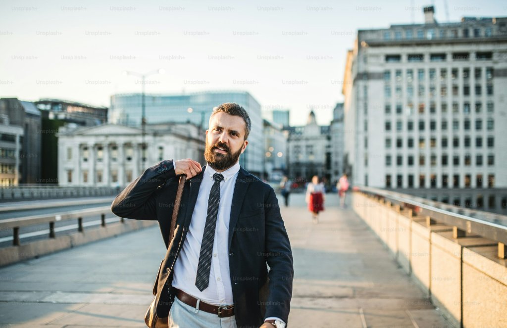 Man communicating