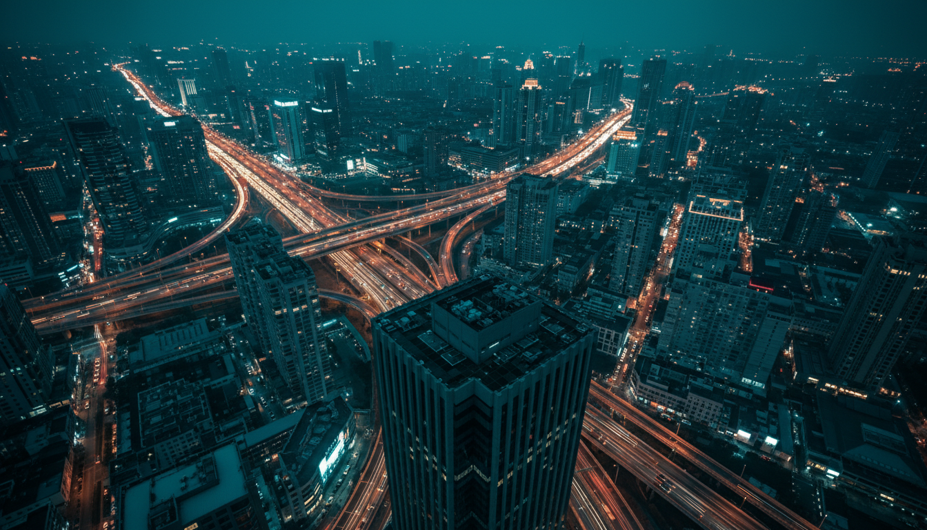 City at night