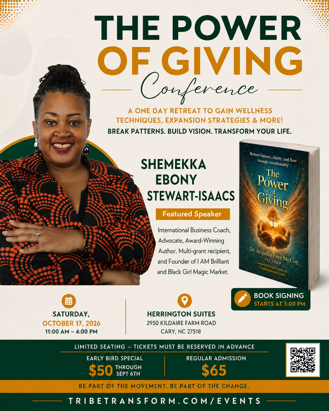 Shemekka Ebony Stewart-Isaacs — Featured Speaker at The Power of Giving Conference