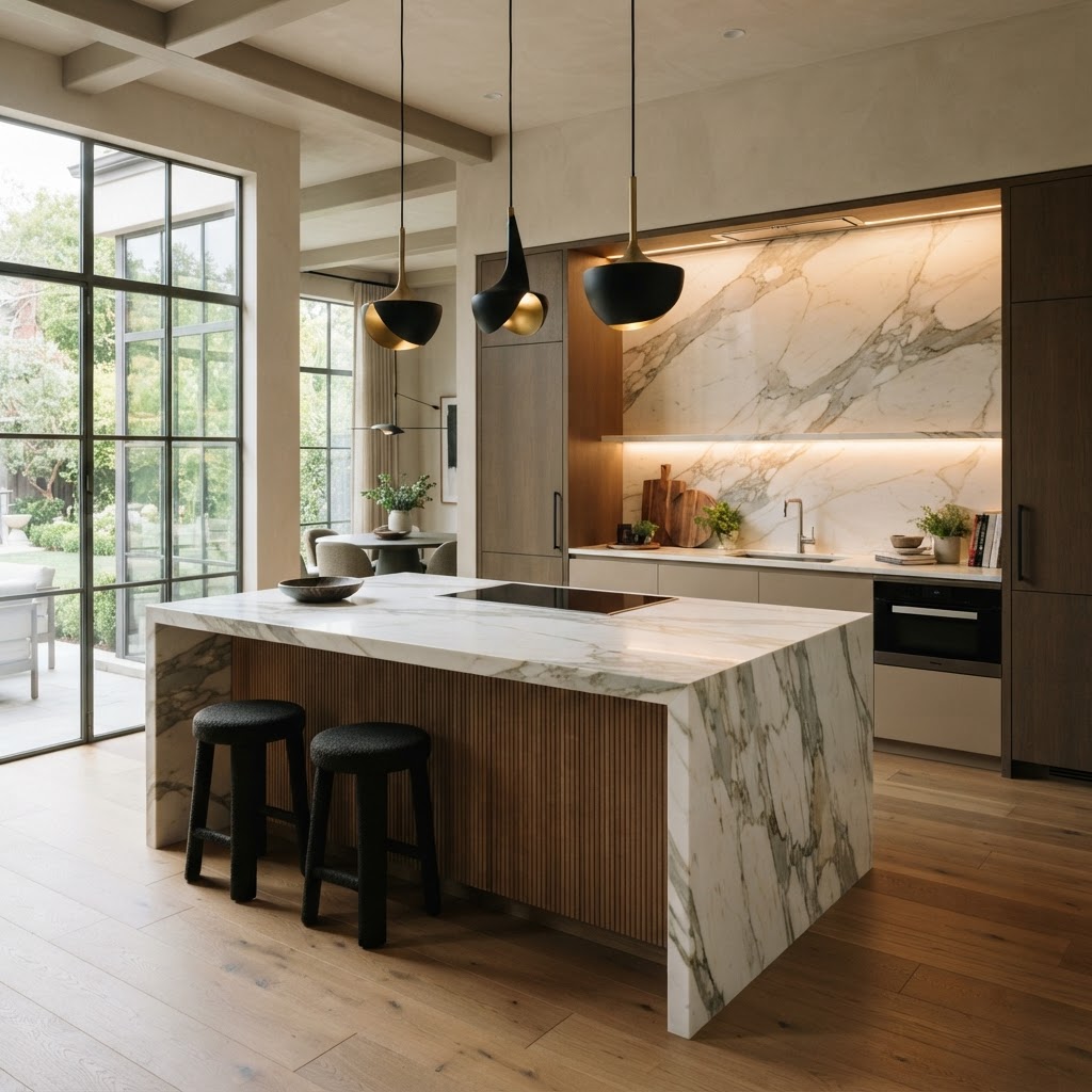Tendências de Bancada de Pedra 2026: Design para Cozinhas
