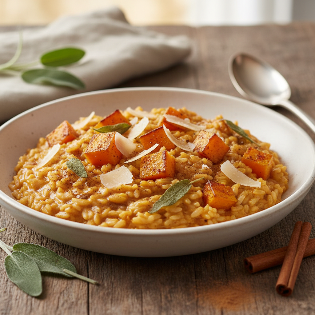 Cinnamon Butternut Risotto