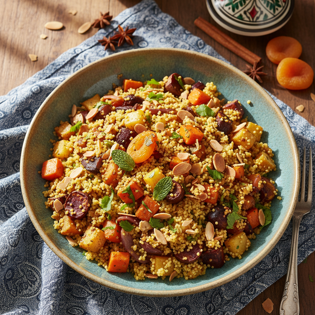 Cinnamon Moroccan Couscous Salad