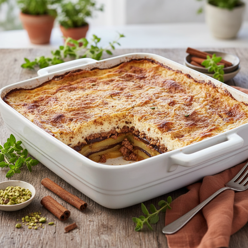 Cinnamon Greek Moussaka