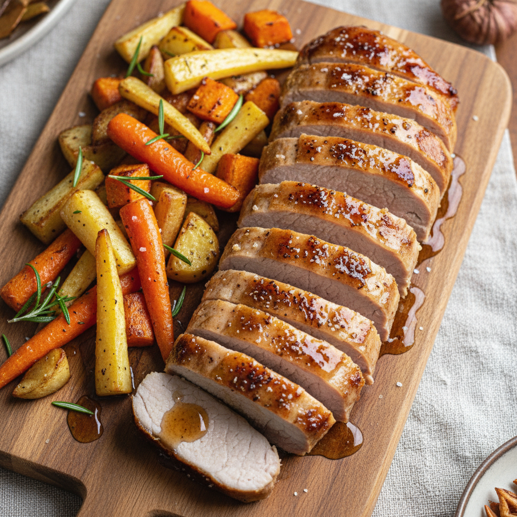 Cinnamon Honey Glazed Pork