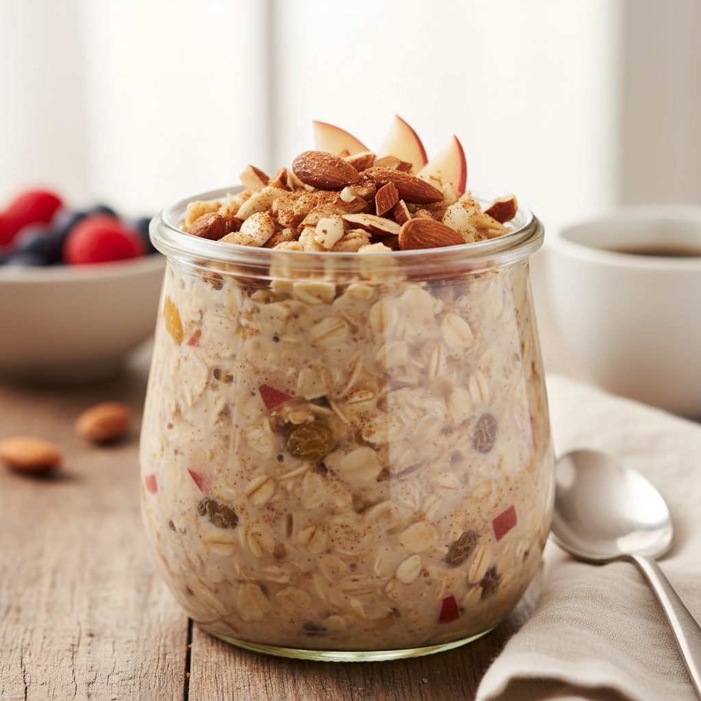 Cinnamon Overnight Bircher Muesli