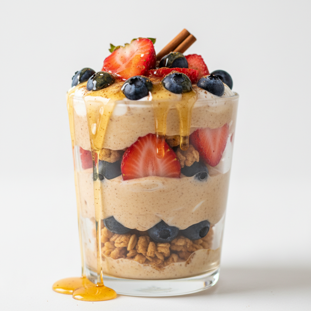 Cinnamon Greek Yogurt Parfait