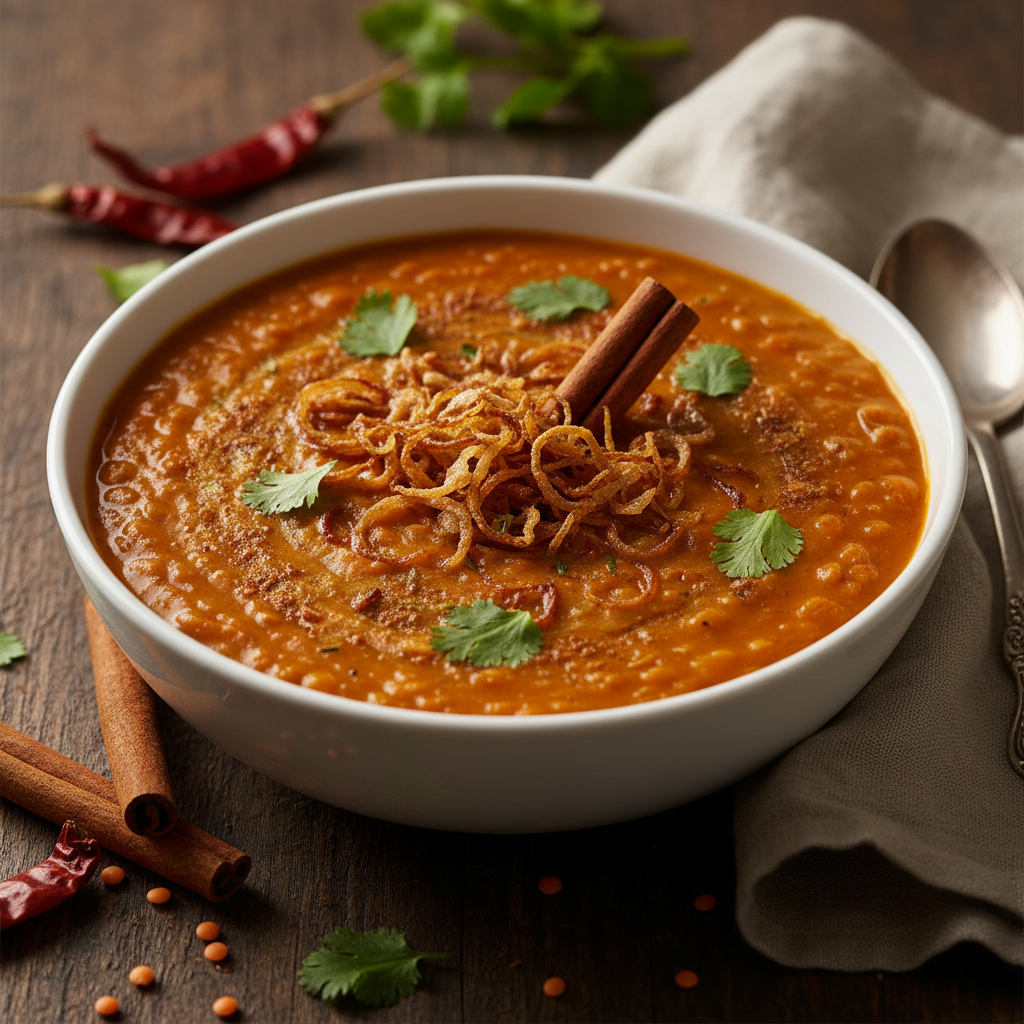 Cinnamon Red Lentil Dal