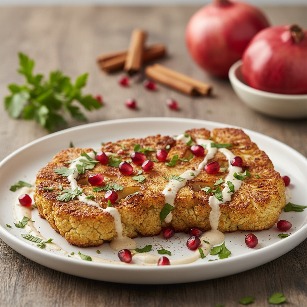 Cinnamon Cauliflower Steak