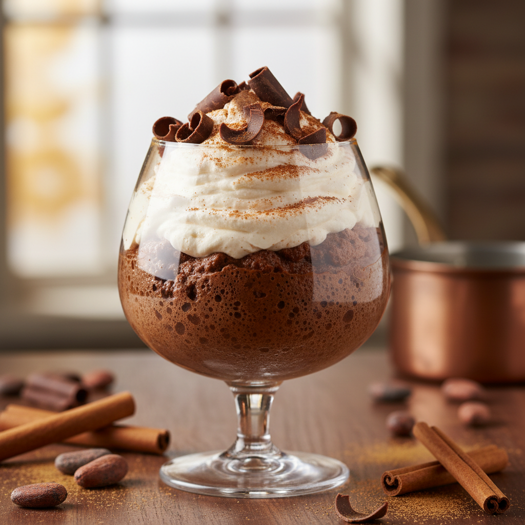 Cinnamon Chocolate Mousse
