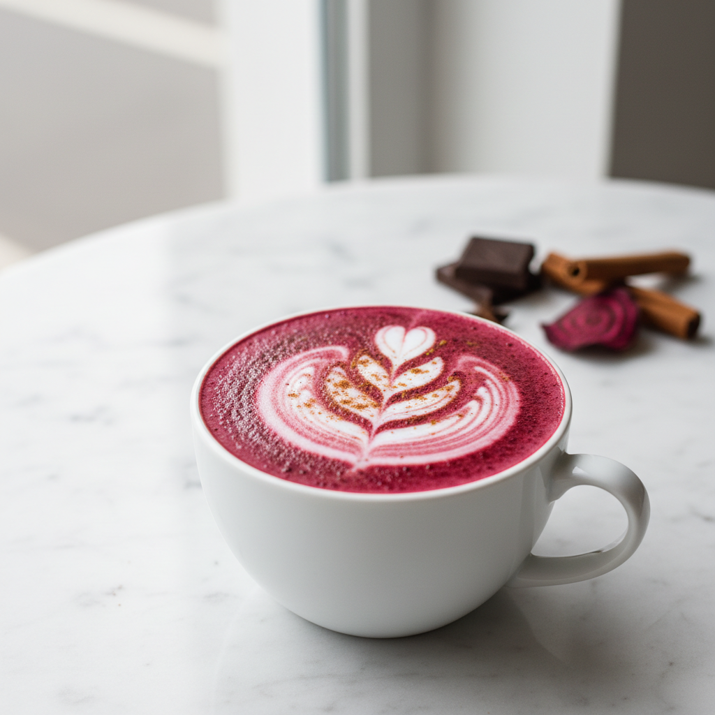 Cinnamon Beetroot Latte