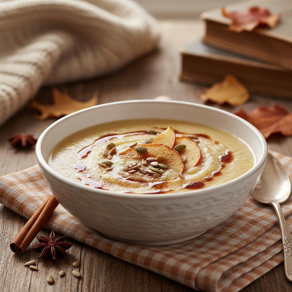 Cinnamon Apple & Parsnip Soup