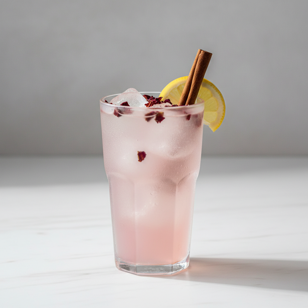 Cinnamon Rose Water Lemonade
