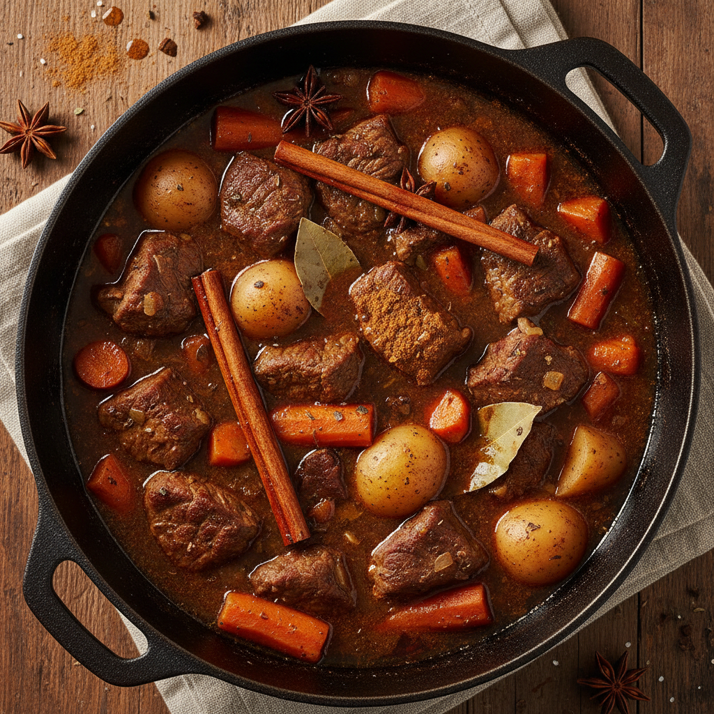Cinnamon Beef & Vegetable Stew