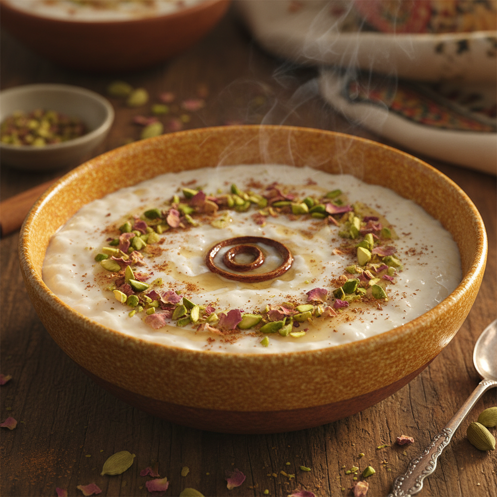 Cinnamon Cardamom Rice Pudding