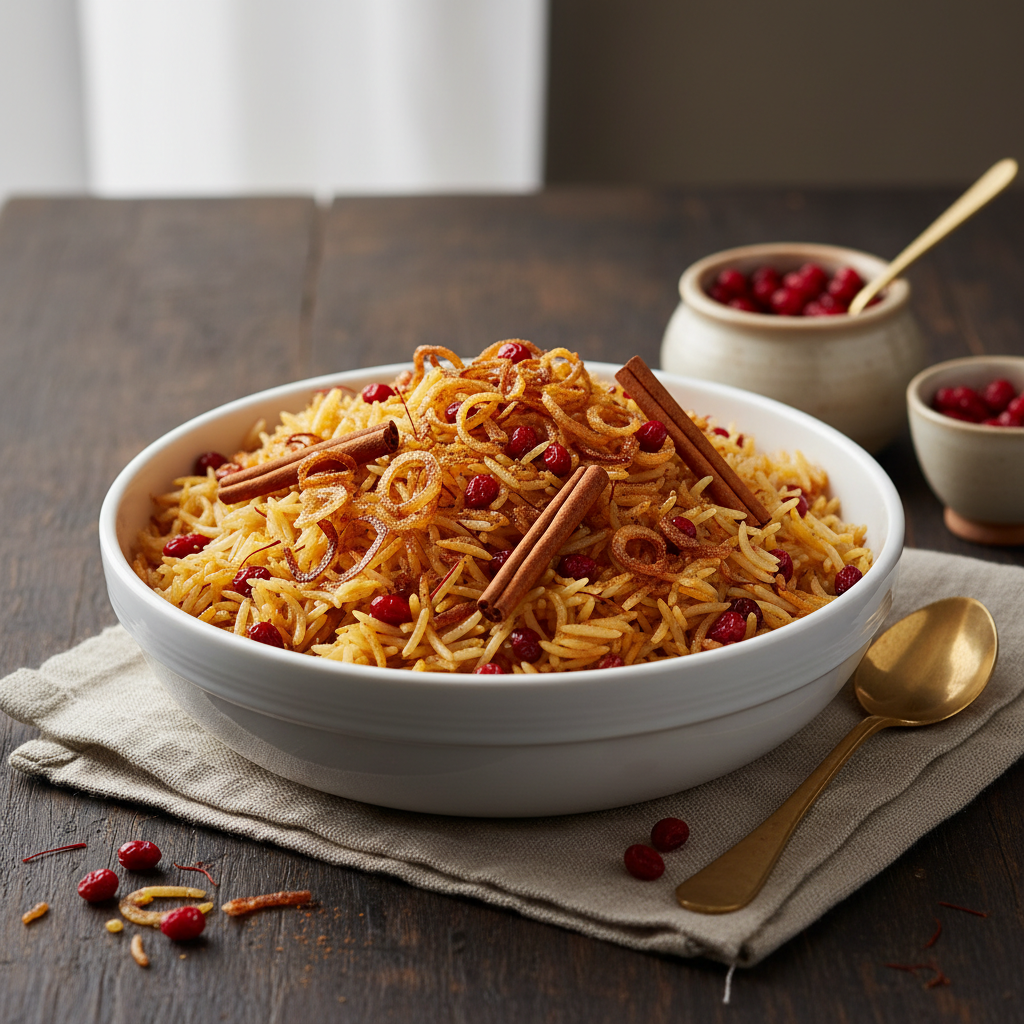 Cinnamon Persian Rice Pilaf