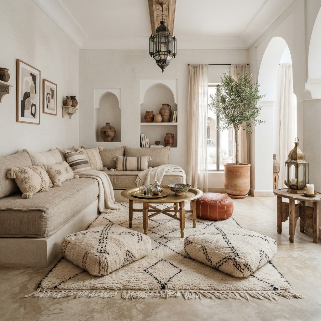Décoration salon marocain moderne : inspirations