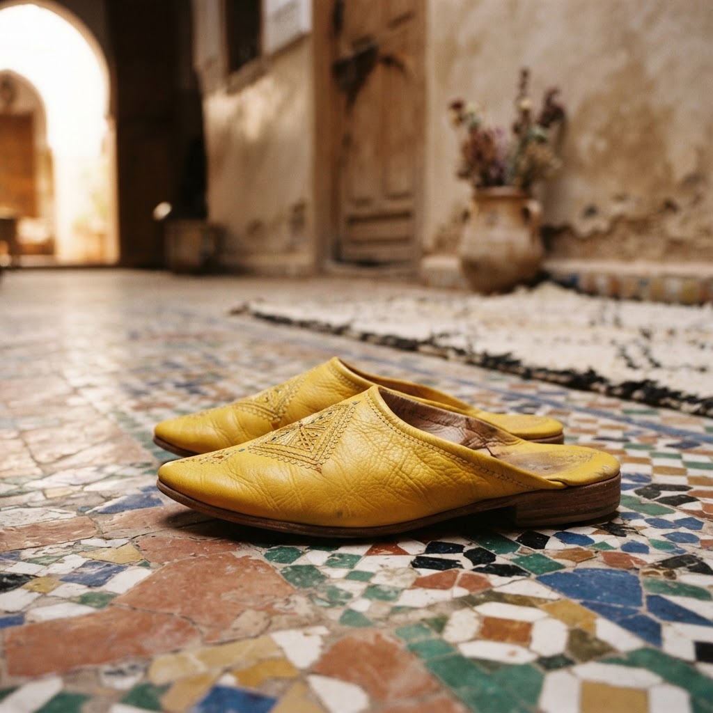 Babouches en cuir marocaines pour homme : le guide