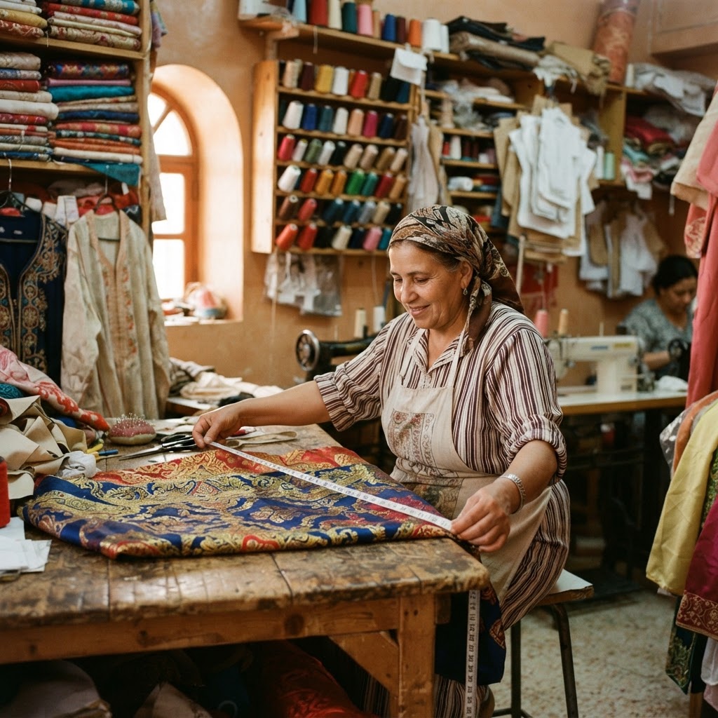Sur-Mesure : Comment Commander un Caftan Marocain