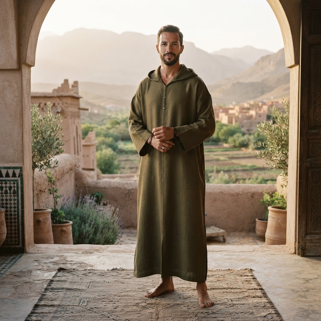 Djellaba homme moderne : style et élégance