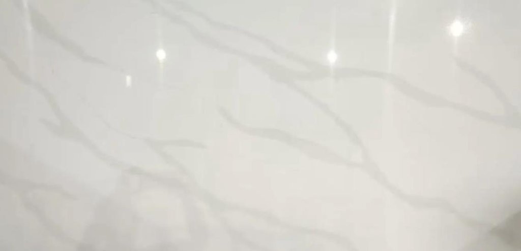 Bianco Gray Quartz Prefab Countertop