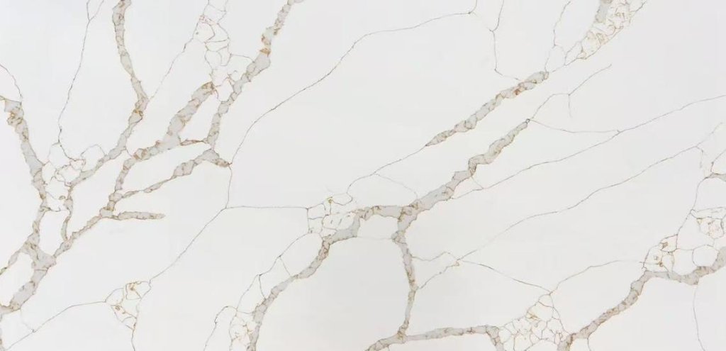 Calacatta Caldia Quartz Prefab Countertop