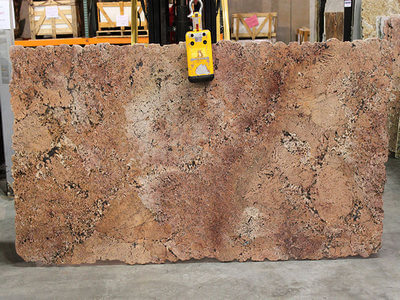Juparana Bordeaux Granite Slab