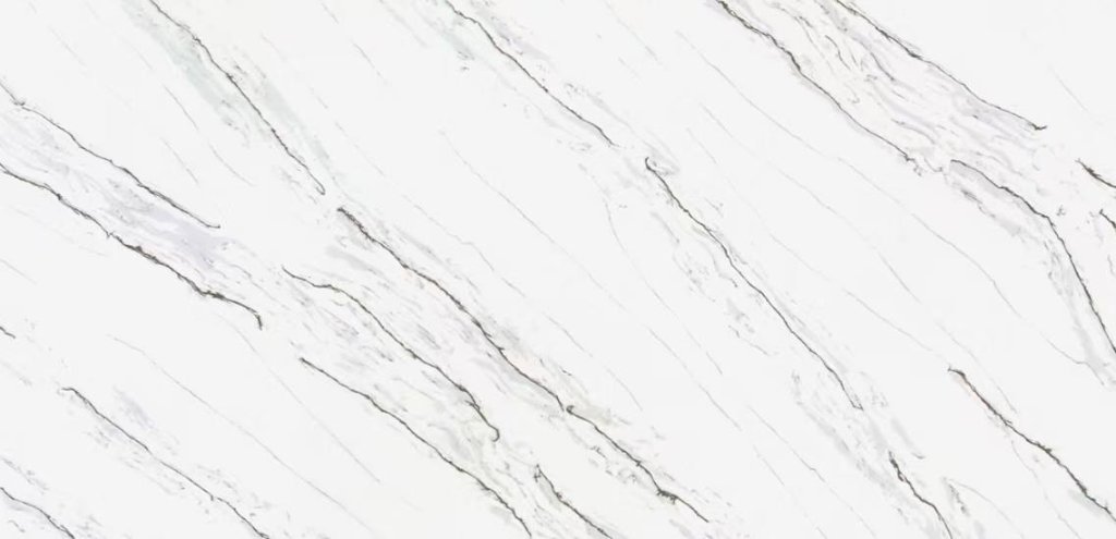 River White Quartz Prefab Countertop